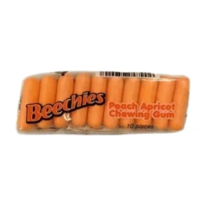 Dandy Peach Apricot Chewing Gum 10 Pieces